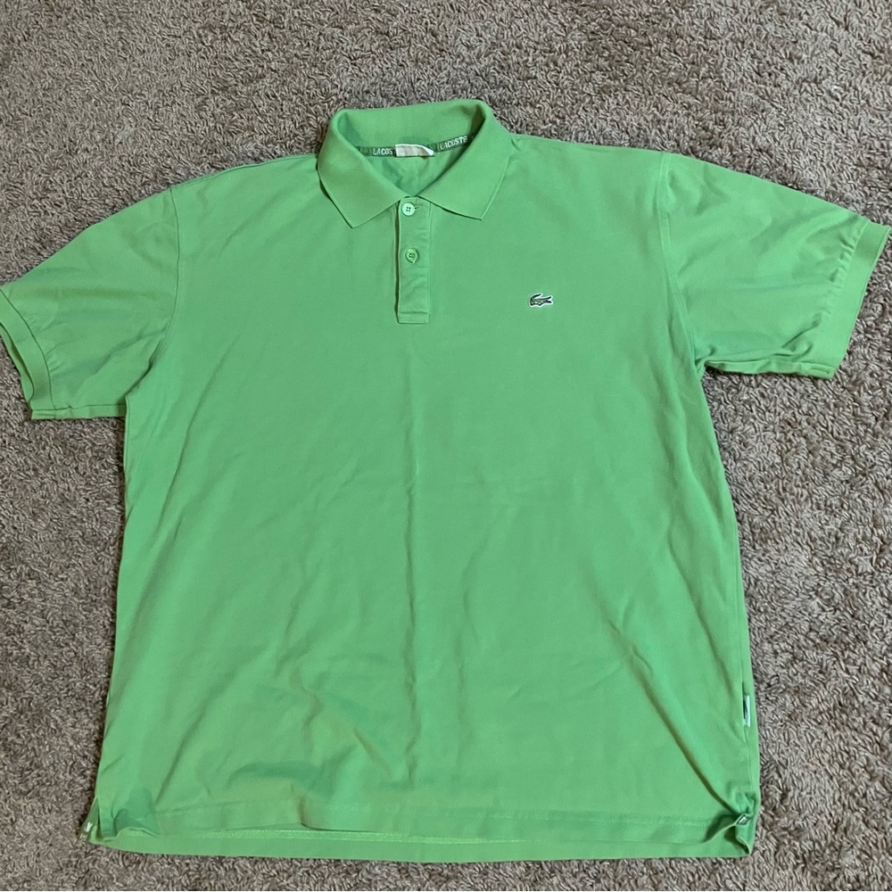 Lacoste | Polo Shirt | Green Mens Size 7/XL